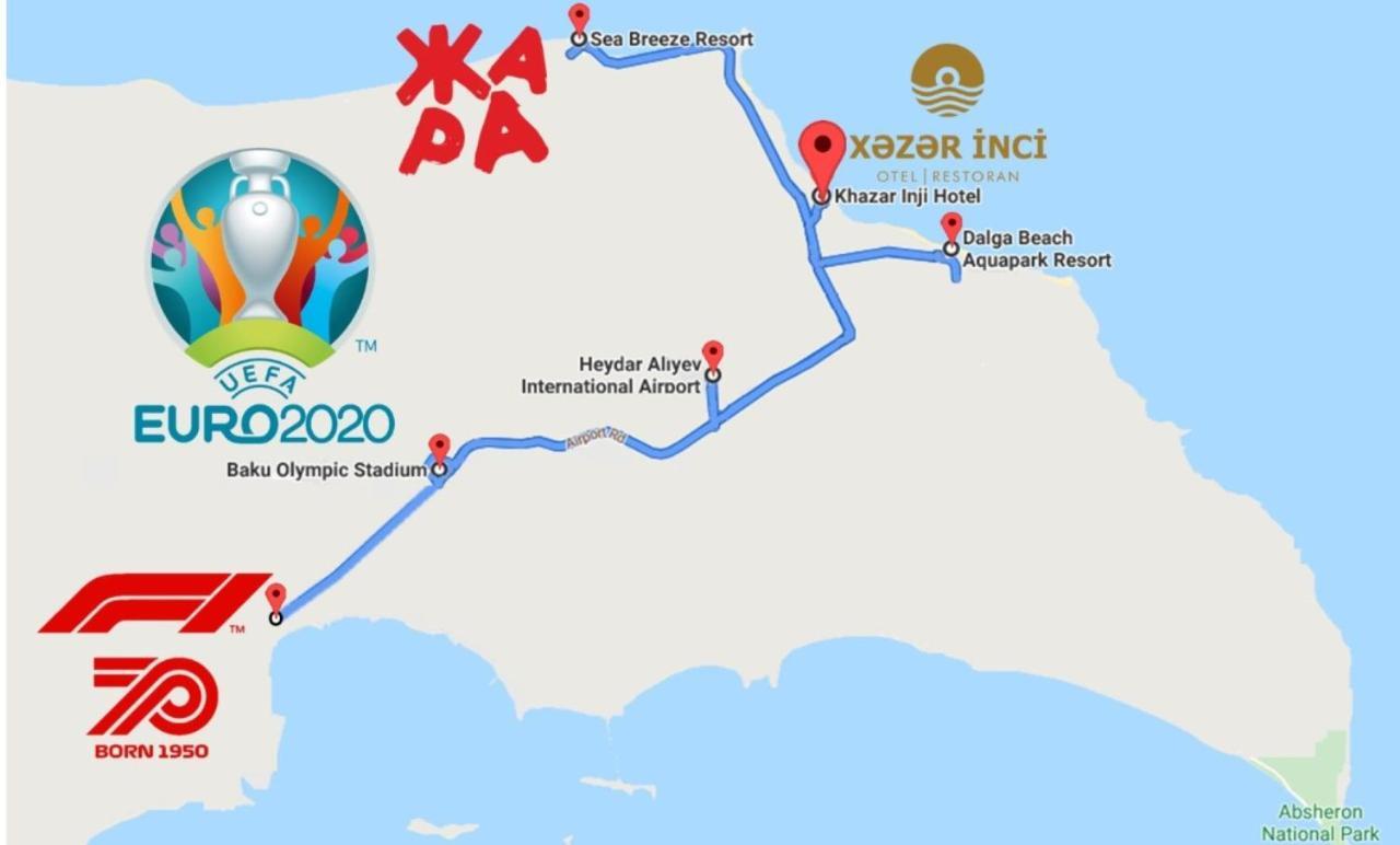 Khazar Inji Hotel Buzovna Eksteriør billede